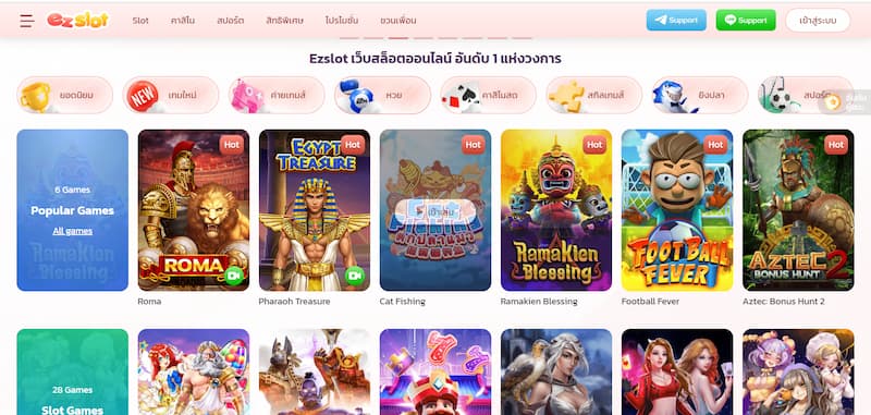 ข้อดีของเว็บพนัน EZSLOT